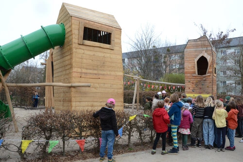 Neues Klettergerüst 2. Bauabschnitt