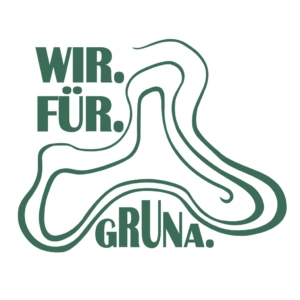 Logo "WIR. FÜR. GRUNA.