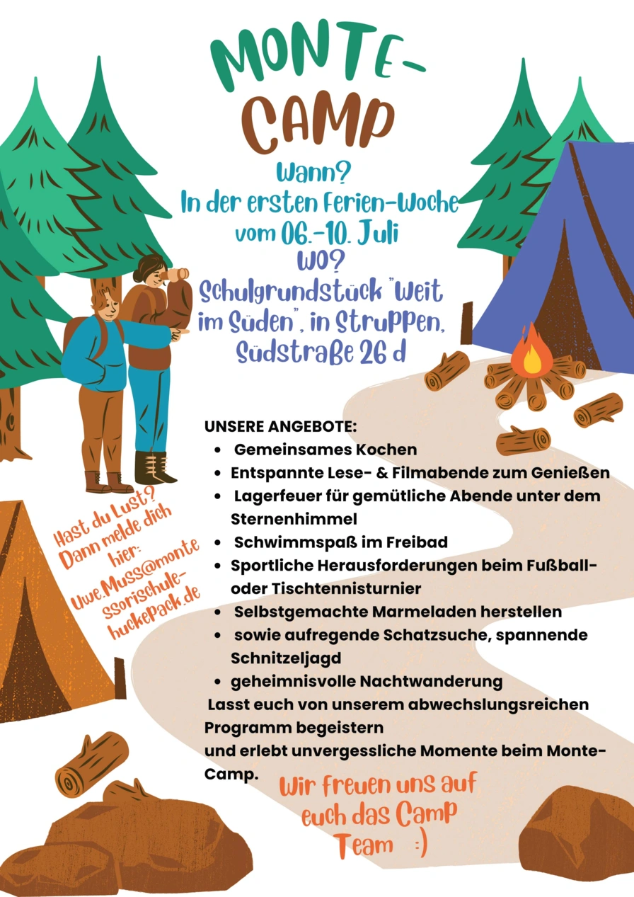 Plakat Monte-Camp 2026