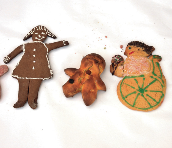 Plätzchen zeigen Formen der Beeintröchtigung von Kindern