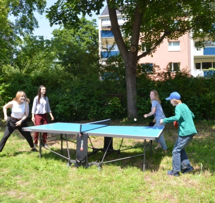Tischtennisplatte Spende Linke