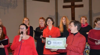 MonteChori Scheckübergabe