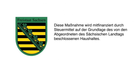 Förderlogo Freistaat Sachsen