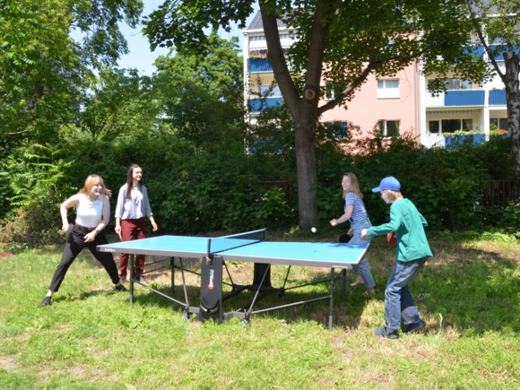 Tischtennisplatte Spende Linke