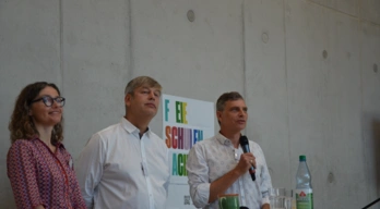 v. l. Dr. Junghanß, A. Pallas, Th. Löser 