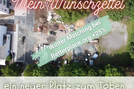 Wunschzettel ein neuer Platz zum Toben