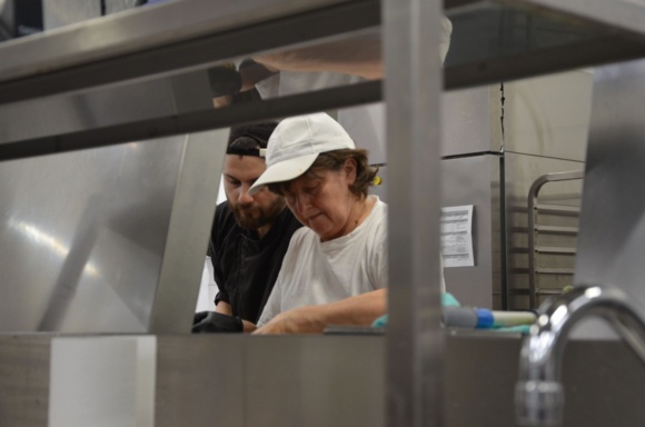 Küchenchefin Silke und Koch Stanislav