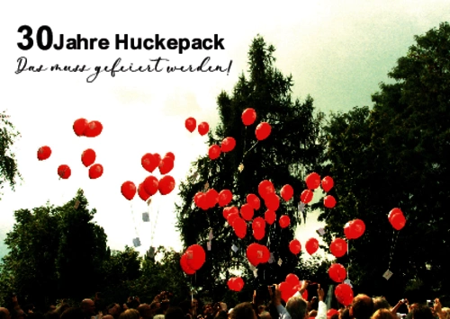 Postkarte 30 Jahre Huckepack