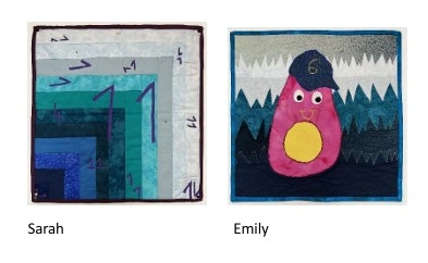 Patchworkarbeiten 2 der Schüler:innen