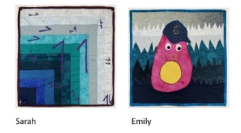 Patchworkarbeiten 2 der Schüler:innen