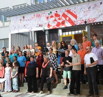 Auftritt MonteChori Wegeinweihung