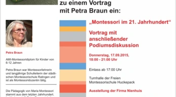 Programmblatt Podiumsdiskussion