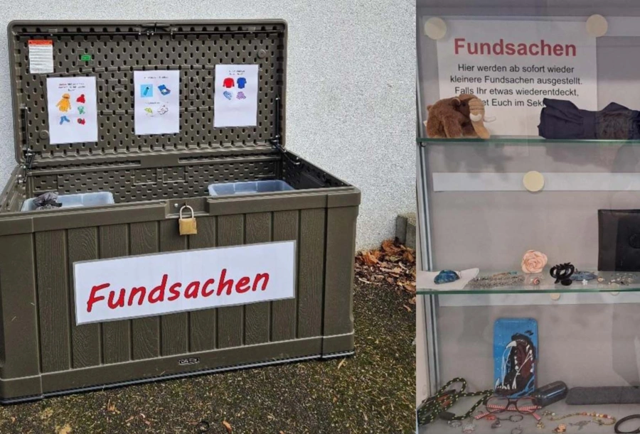Fundsachenbox und -kasten